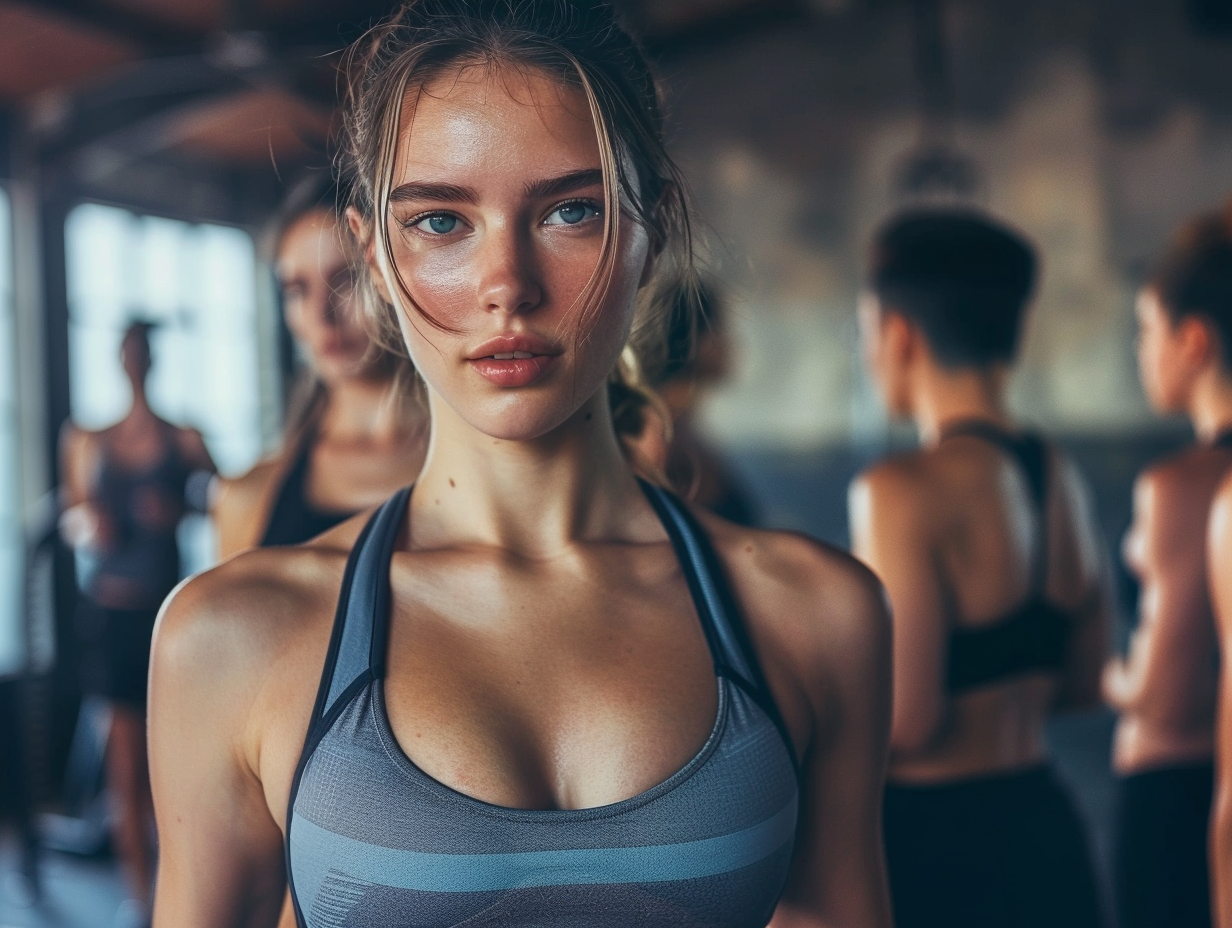 Групове тренування з різноманітним обладнанням